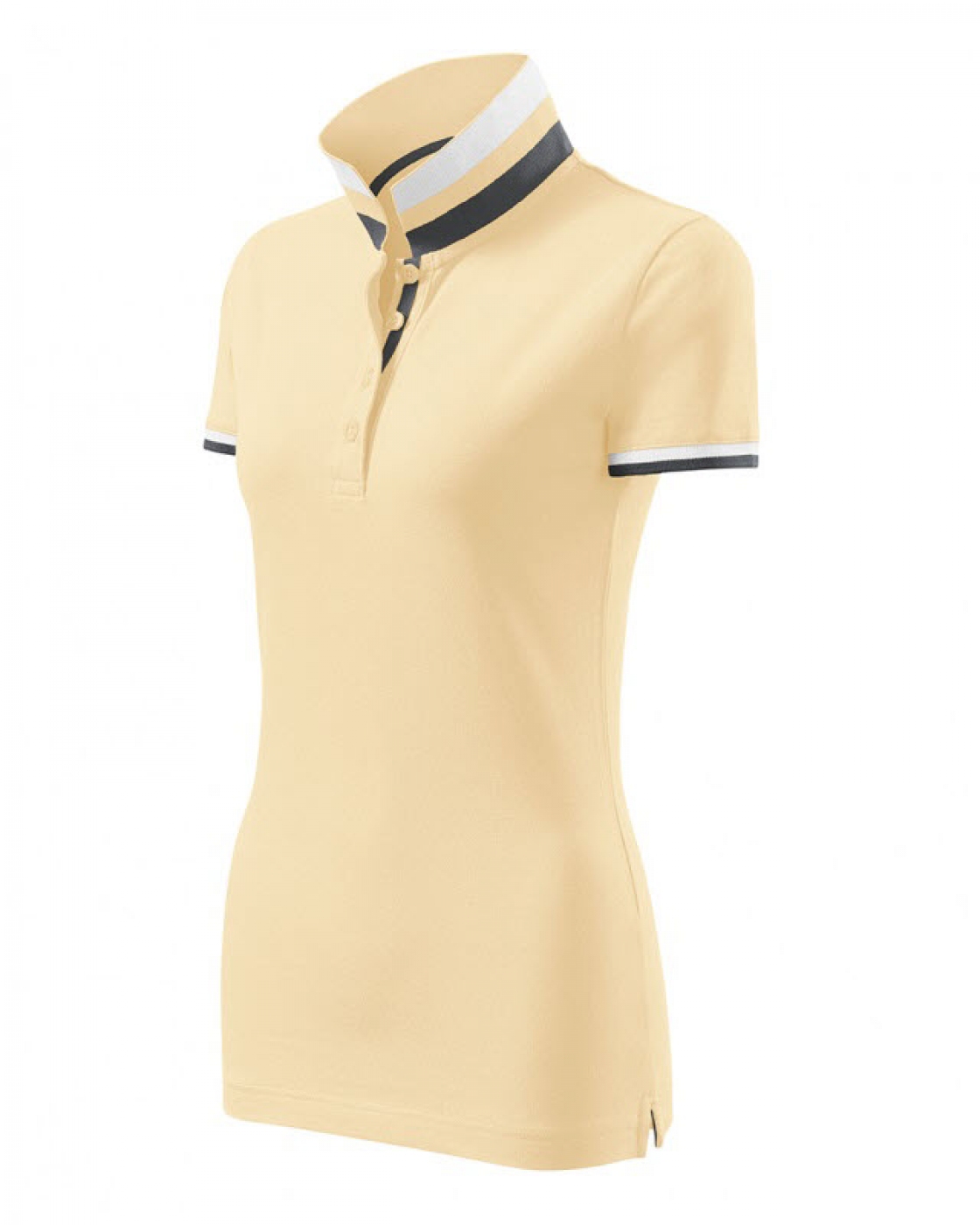 Uniforme Ospatari - Tricou ospatar - barman, model polo cu guler Collar Up, de dama