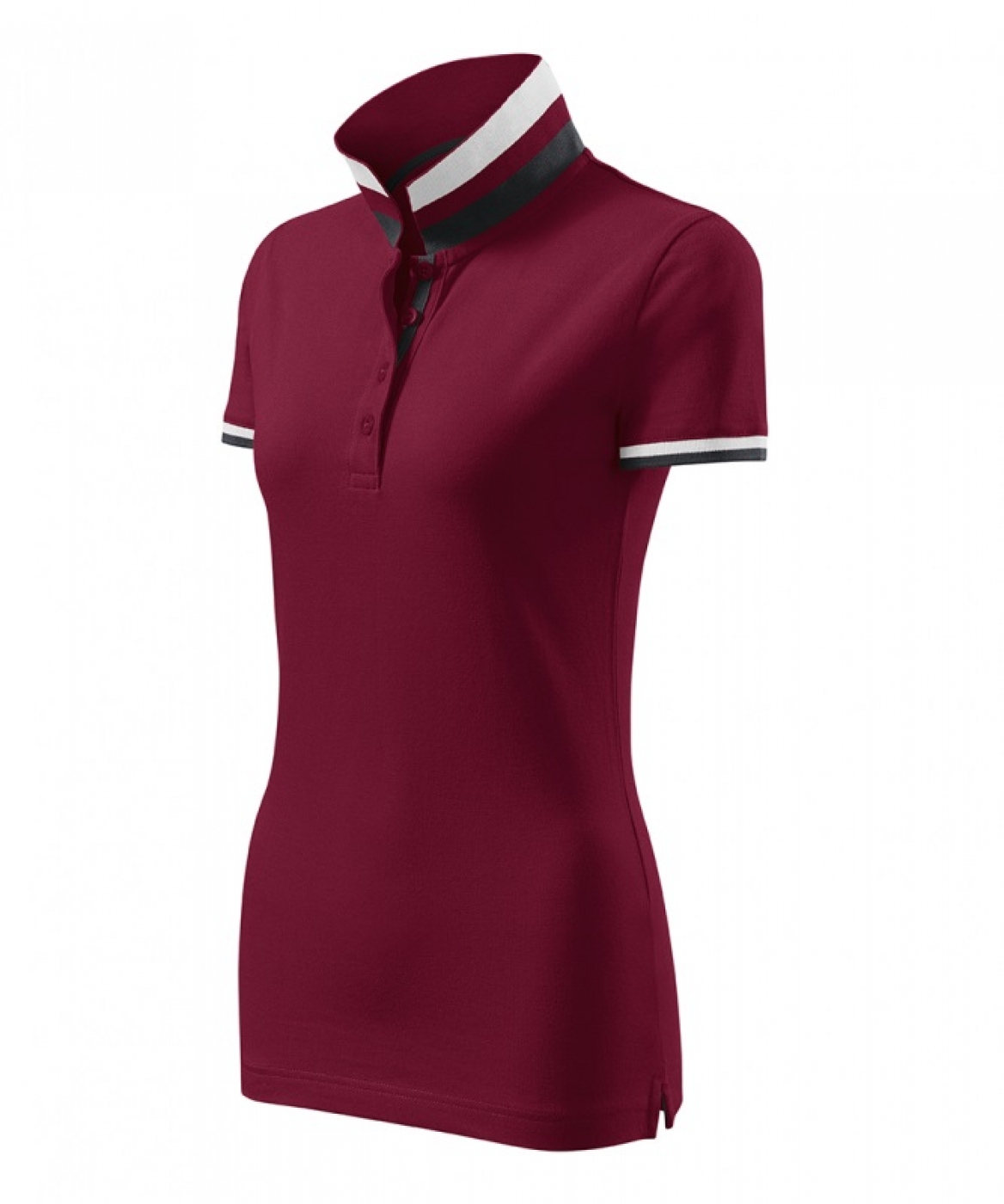Uniforme Ospatari - Tricou ospatar - barman, model polo cu guler Collar Up, de dama