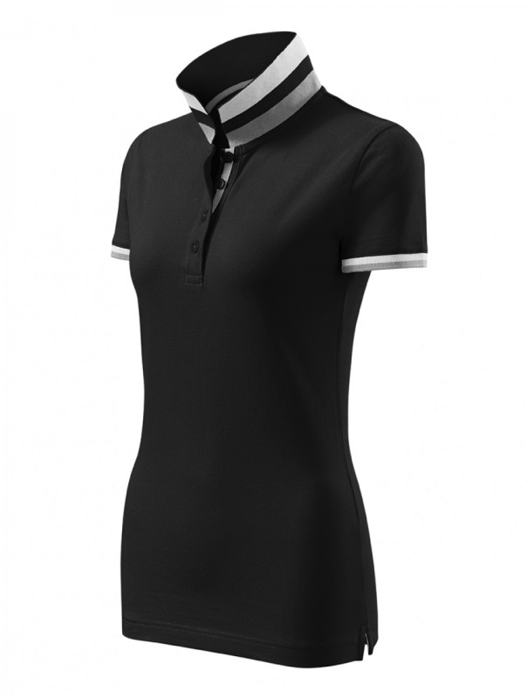 Uniforme Ospatari - Tricou ospatar - barman, model polo cu guler Collar Up, de dama