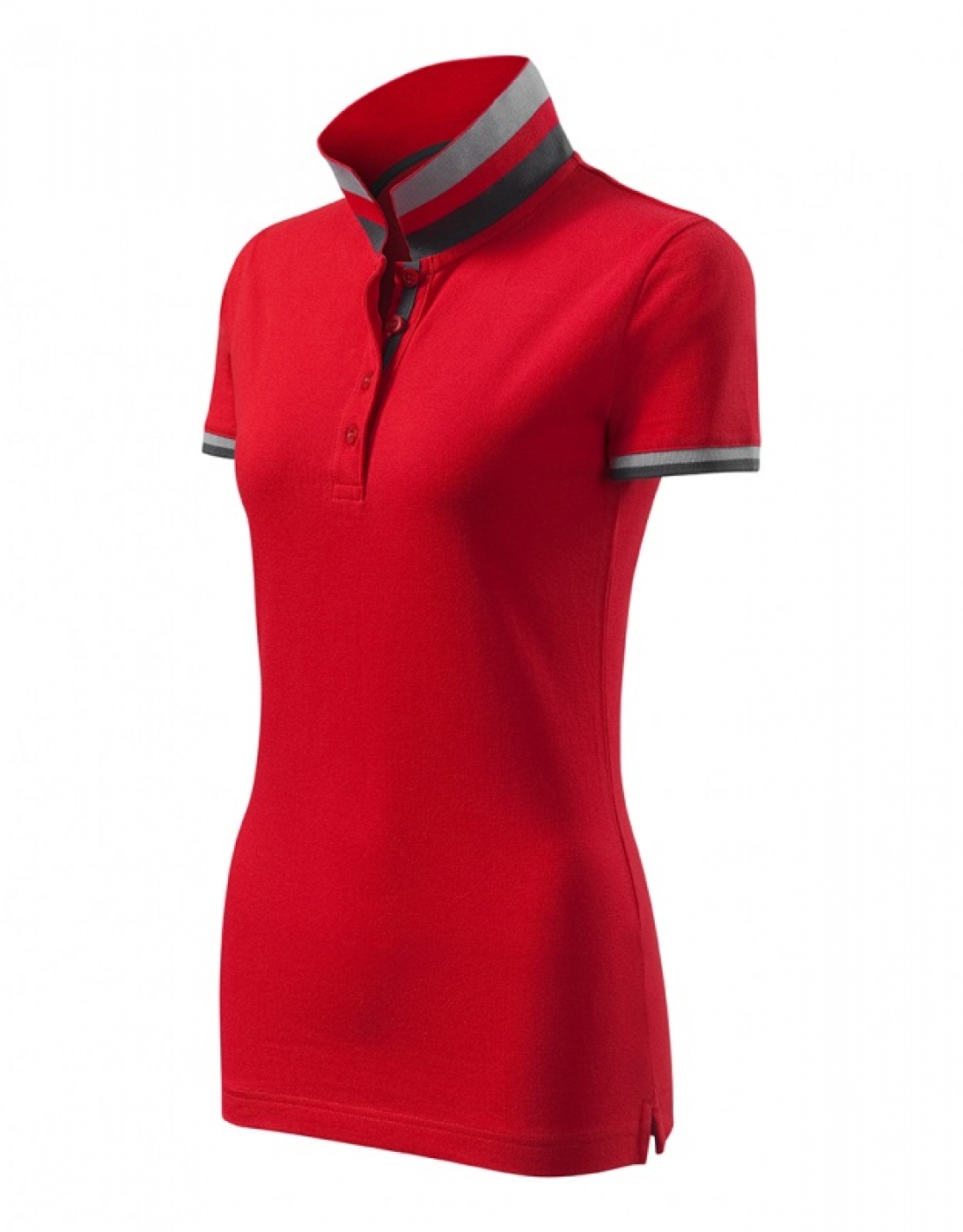Uniforme Ospatari - Tricou ospatar - barman, model polo cu guler Collar Up, de dama