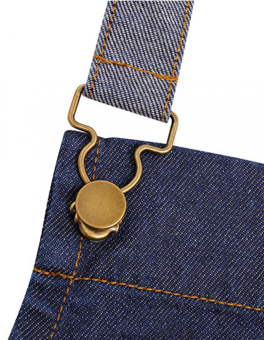 SorturiPersonalizate.ro - Sort ospatar, model cu pieptar din jeans impermeabil si cordoane contrast