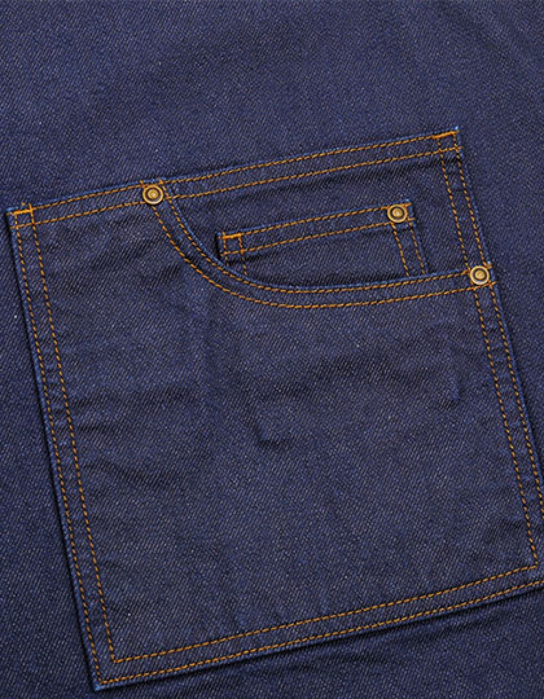 SorturiPersonalizate.ro - Sort ospatar, model cu pieptar din jeans impermeabil si cordoane contrast